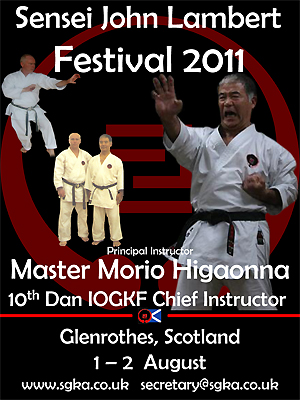 Master Higaonna in Scotland